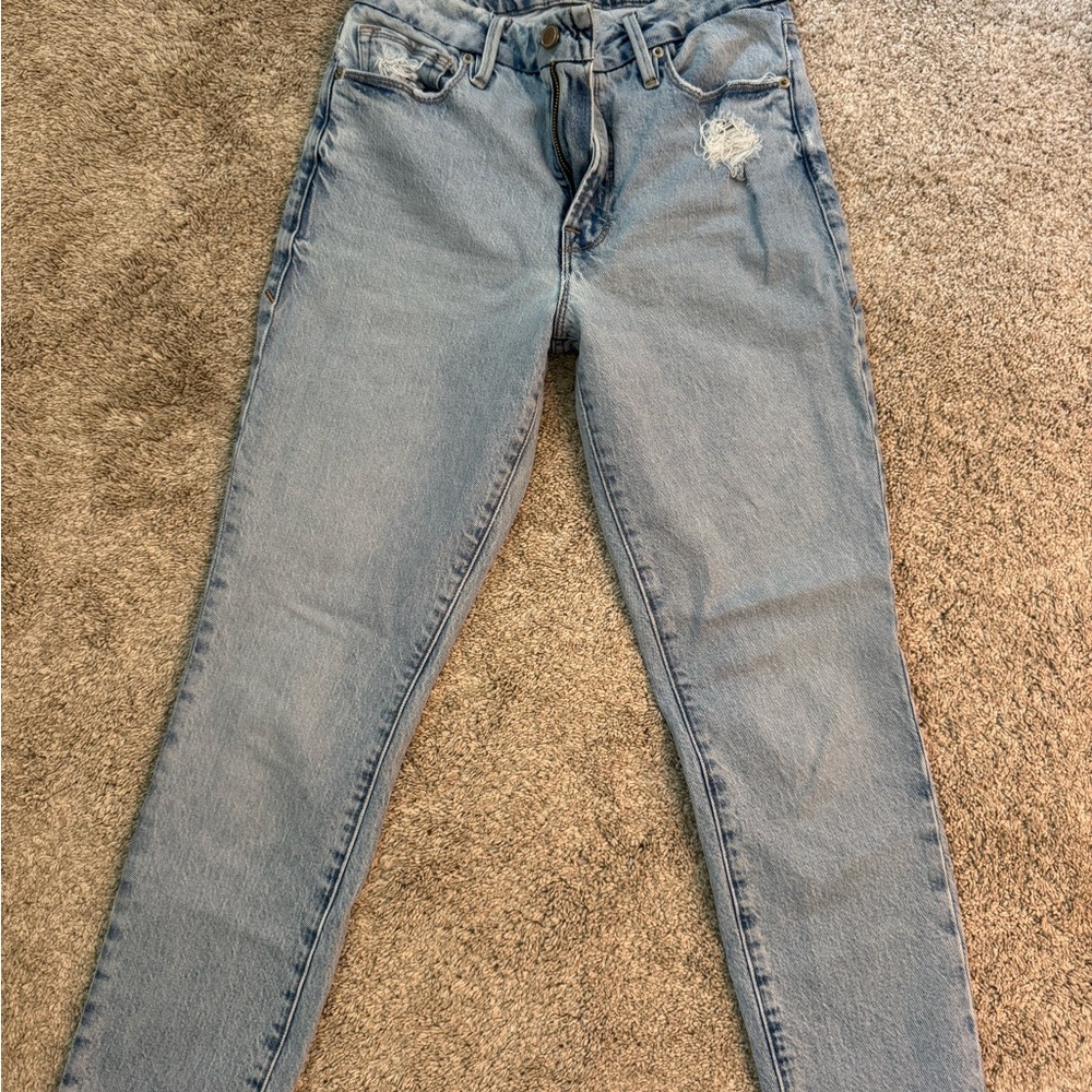 Good American Light Blue Skinny Jeans